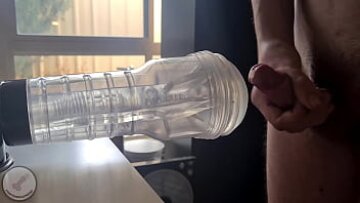 Fleshlight Fucking Frenzy: Cumshot uncut